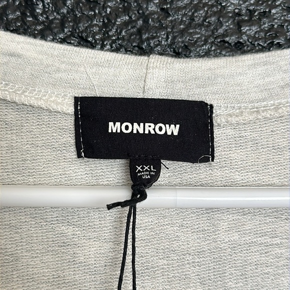 NWT Monrow Supersoft Crew Neck Sweatshirt Size 2X - Picture 3 of 6